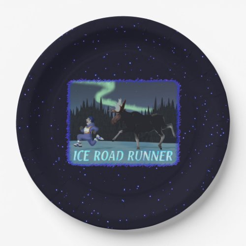 Ice Road Runner Paper Plates