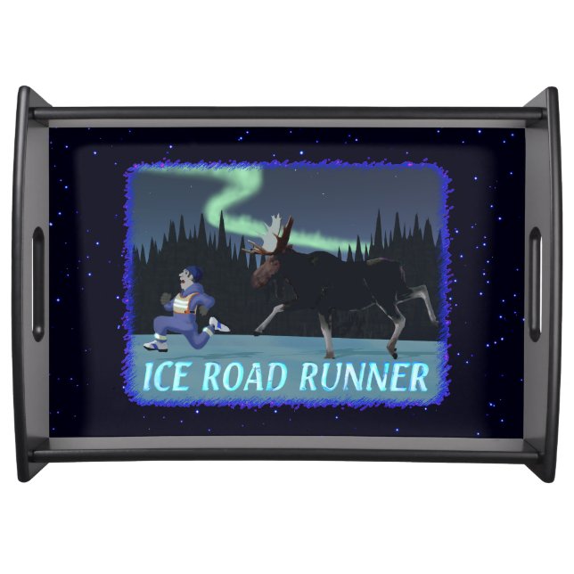 Ice Road Runner Serving Tray (Front)