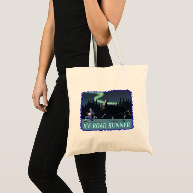 Ice Road Runner Tote Bag (Front (Product))