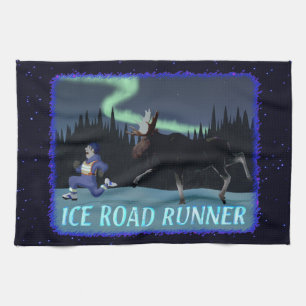Ice Road Runner Towel