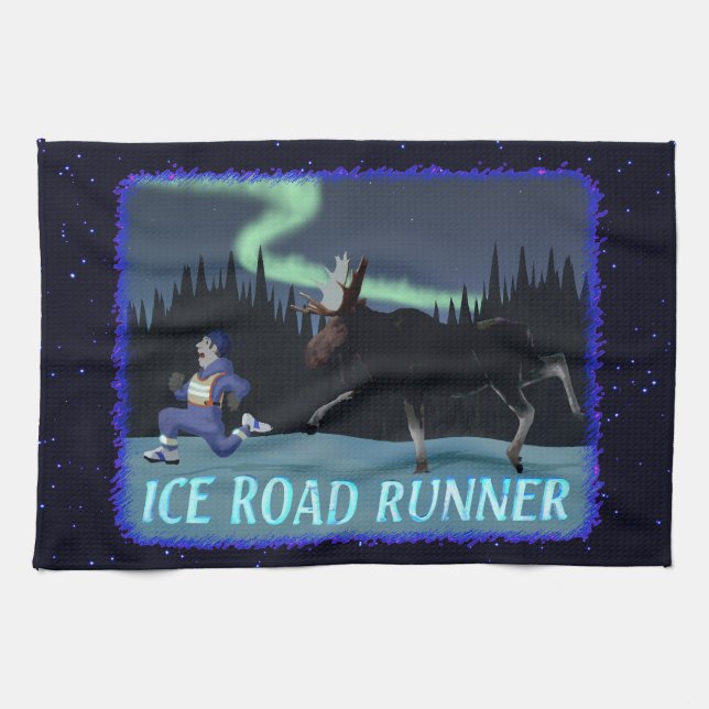 Ice Road Runner Towel (Horizontal)