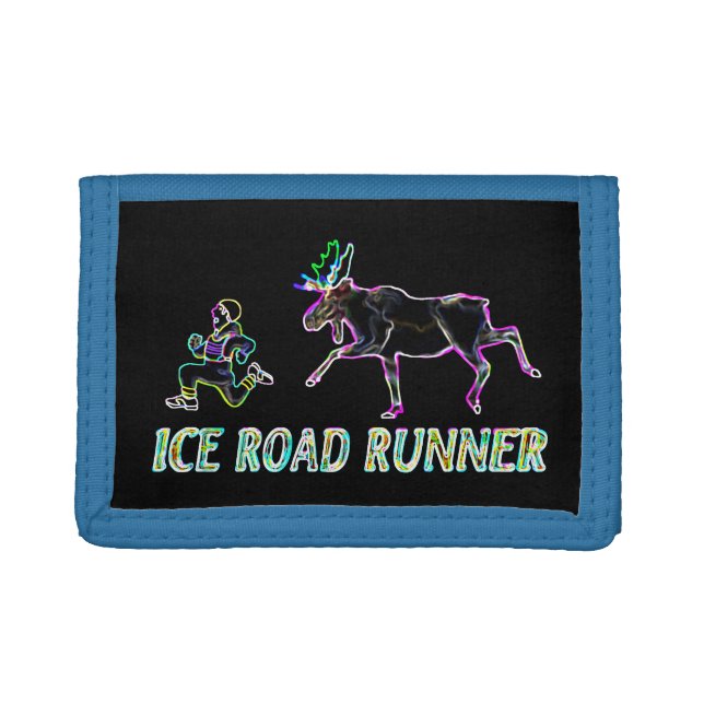 Ice Road Runner Trifold Wallet (Front)