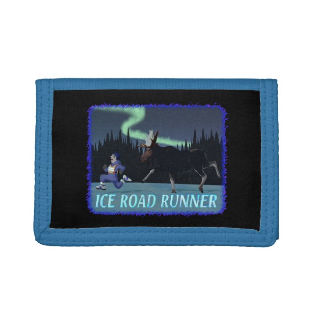 Ice Road Runner Trifold Wallet (Front)