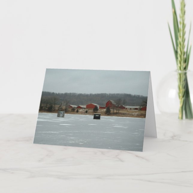 Ice shacks card (Front)