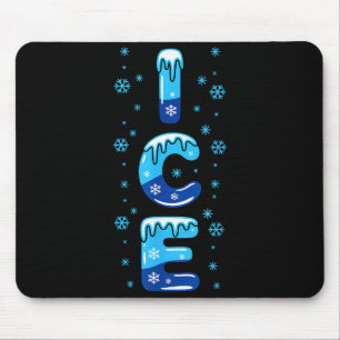 Ice Shirt Adult Kids Men Women Fire And Ice Costum Mouse Pad