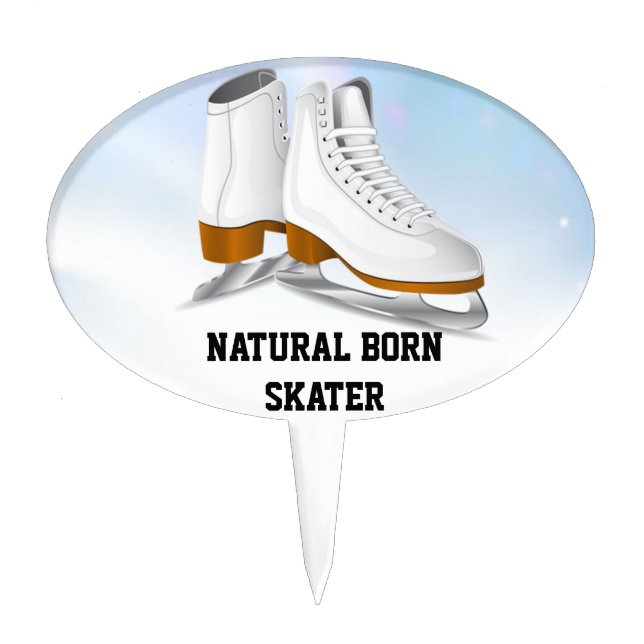 Ice Skate Cake Topper (Front)