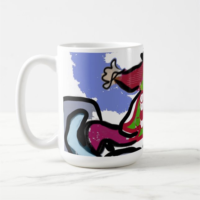 ice skate  dance coffee mug (Left)
