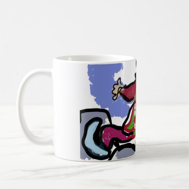 ice skate  dance coffee mug (Left)