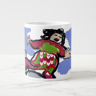 ice skate  dance giant coffee mug