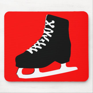 ice skate mouse pad