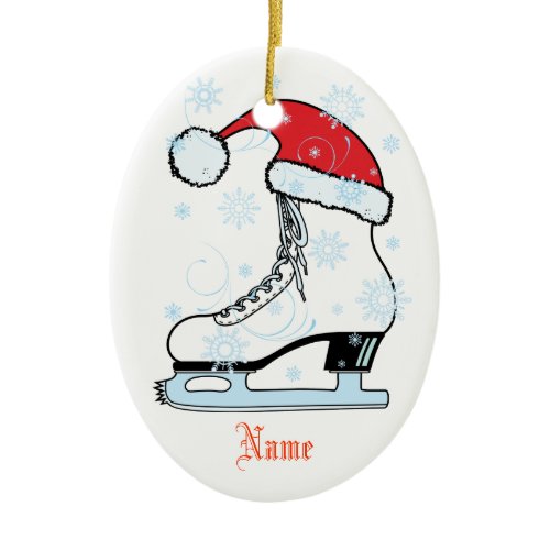 Ice skate ornament