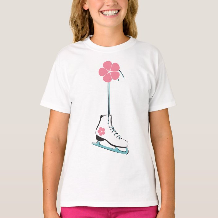 Ice Skate T Shirt Zazzle Com