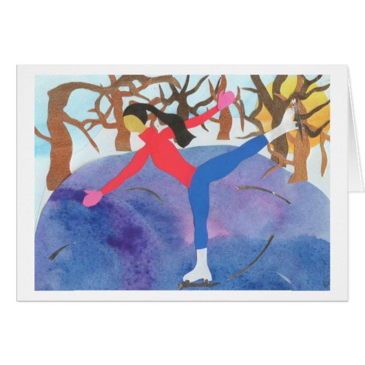 Ice Skater Cards (Front Horizontal)