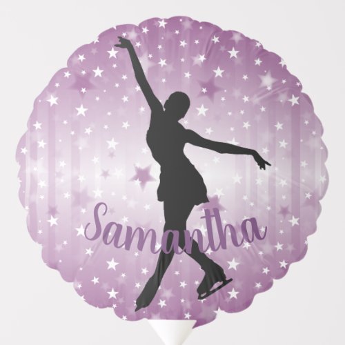 Ice Skater Design Balloon