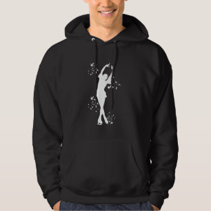 Ice Skater Figure Skating Colorful Girls Ice Skati Hoodie
