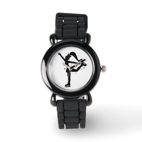 Ice Skater in Silhouette Watch