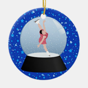 Ice Skater - SRF Ceramic Ornament