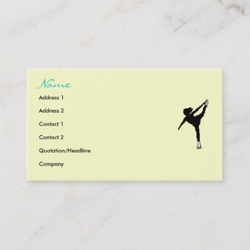 Ice Skaters Card