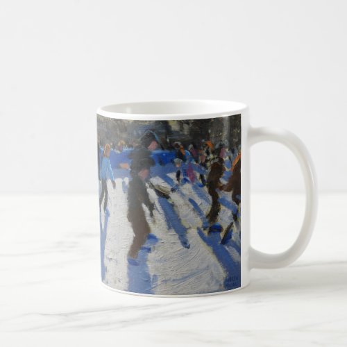 Ice skaters Christmas Fayre Fair Hyde Park Coffee Mug