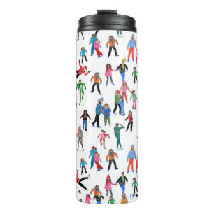 Ice-skaters large coffee mug