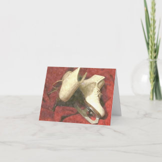 ICE SKATES AT REST THANK YOU Card