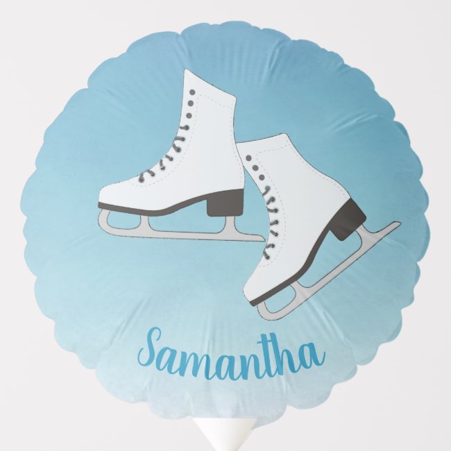 Ice Skates Design Balloon