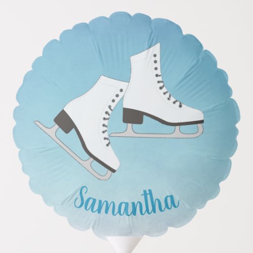 Ice Skates Design Balloon