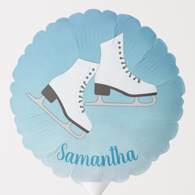 Ice Skates Design Balloon (Back)