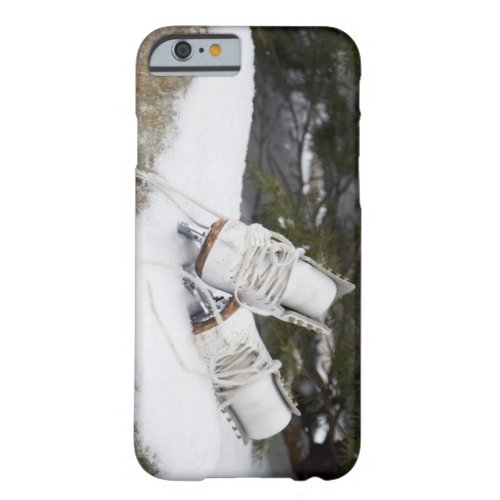 Ice skates figure skates In snow Barely There iPhone 6 Case