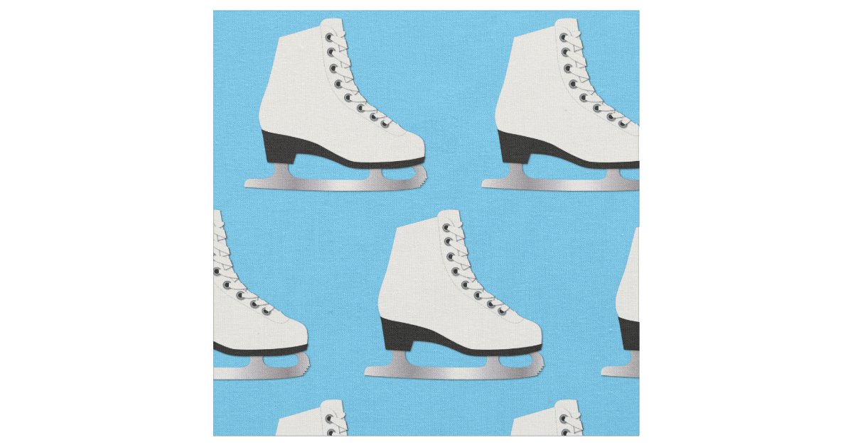Ice Skates Figure Skating Rink Blue Fabric