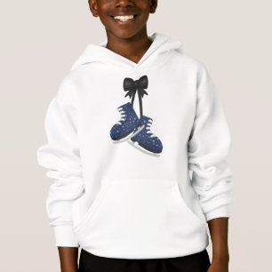Ice Skates, Ice Skating, Figure Skating, Stars Hoodie