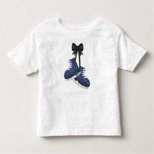 Ice Skates, Ice Skating, Figure Skating, Stars Toddler T-shirt