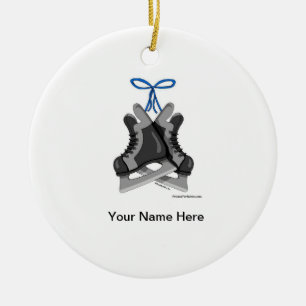 Ice Skates - Male Ceramic Ornament