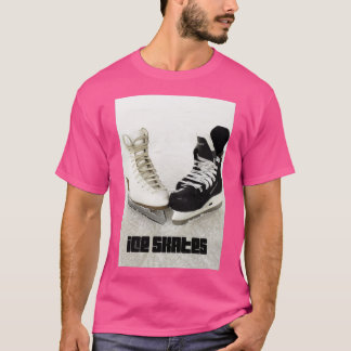 Ice skates on ice rink T-Shirt