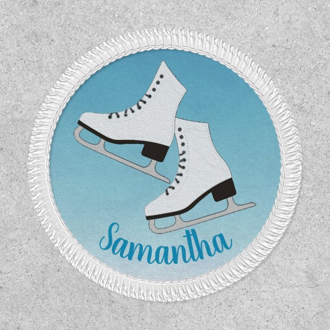 Ice Skates Skating Patch (Front)