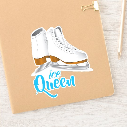 Ice Skates Vinyl Stickers