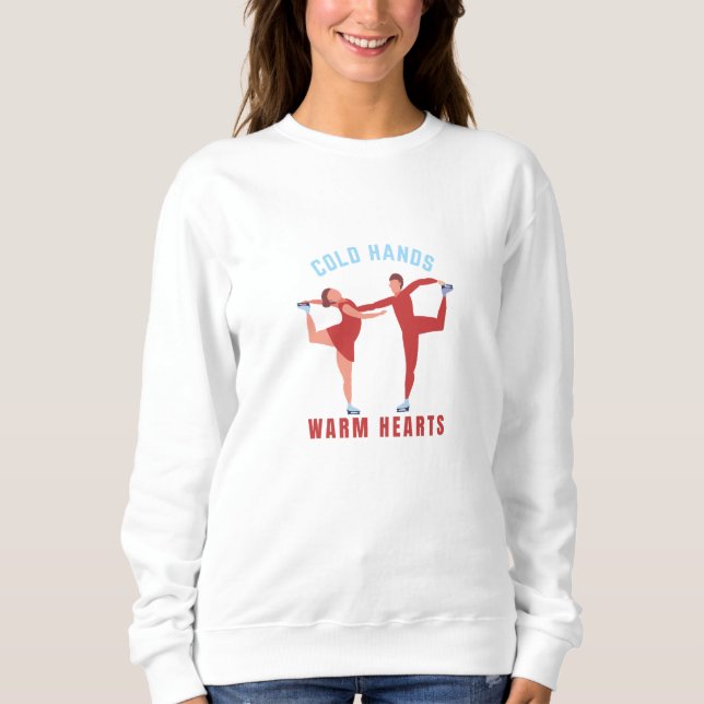 Ice Skates Winter Sport Modern Sweatshirt (Front)