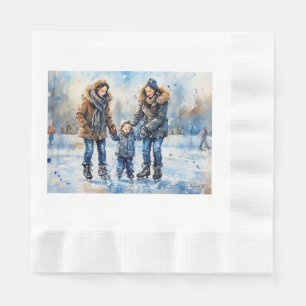 Ice Skating Adventure, Napkins