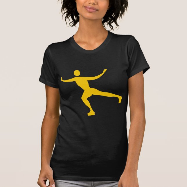 Ice Skating - Amber T-Shirt (Front)
