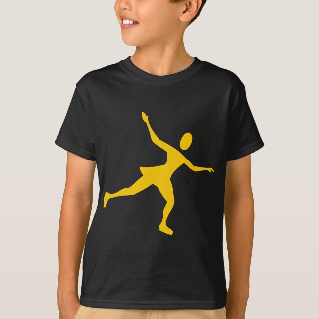 Ice Skating - Amber T-Shirt (Front)