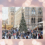 Ice Skating at Christmas, Natural History Museum Jigsaw Puzzle<br><div class="desc">Puzzle features an original photograph of a Christmas tree and ice skaters at London's Natural History Museum.

Lots of additional illustrated and photo puzzles are also available from this shop. If you don't see the puzzle you're looking for,  please contact Rebecca to have something designed just for you!</div>