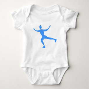Ice Skating - Baby Blue Bodysuit