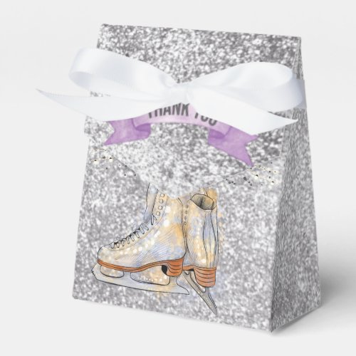 Ice Skating Birthday Party Favor Boxes