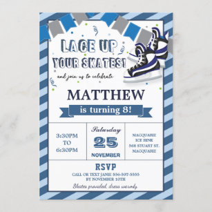 Such a great idea for party invites. Make it a hockey team, though ;)