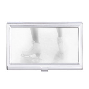 Ice skating business card holder