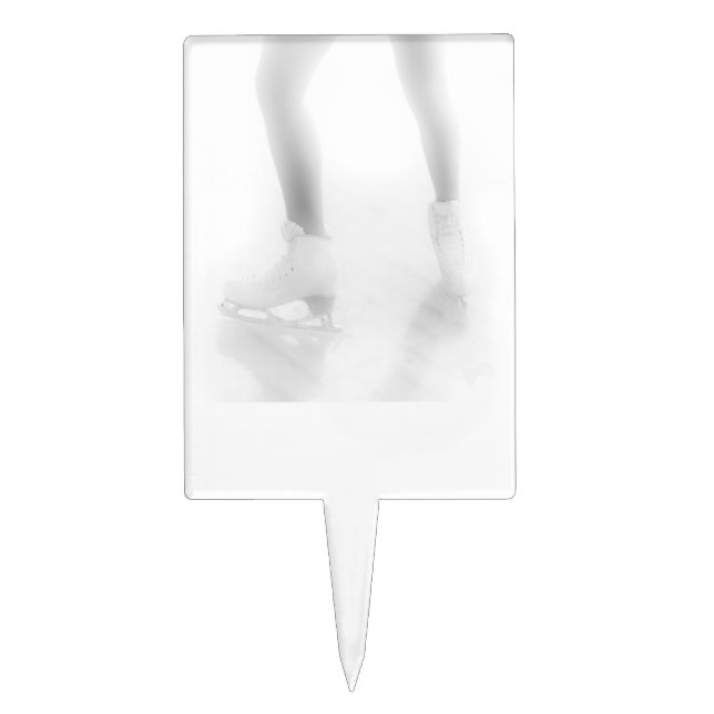 Ice skating cake topper (Front)