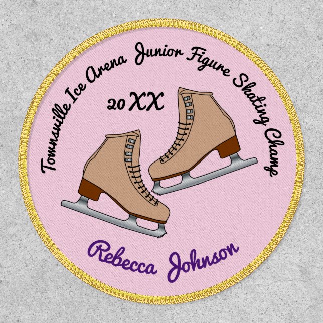 Ice Skating Champion Patch (Front)