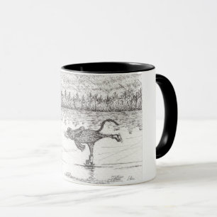 Ice Skating Christmas Mouse, Mug