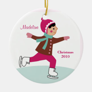 Ice Skating Christmas Ornament