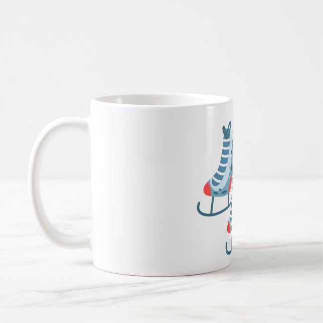 Ice Skating Coffee Mug (Left)